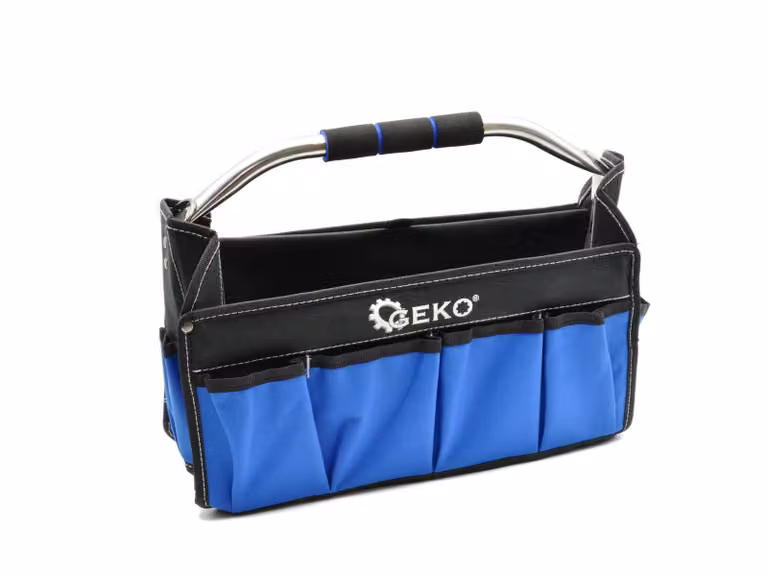 Borsa attrezzi GEKO aperta con maniglia in metallo G10860