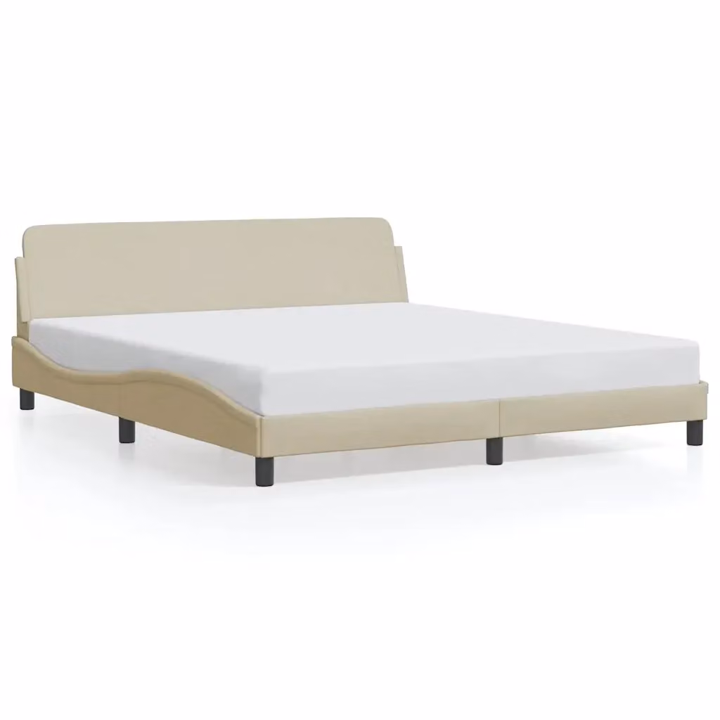 Letto con giroletto Dover beige vidaXL L/P: 180 x 200 cm – 2
