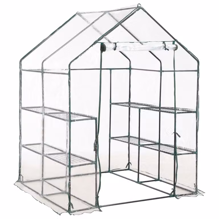 vidaXL Serra a 8 ripiani 143 x 143 x 195 cm
