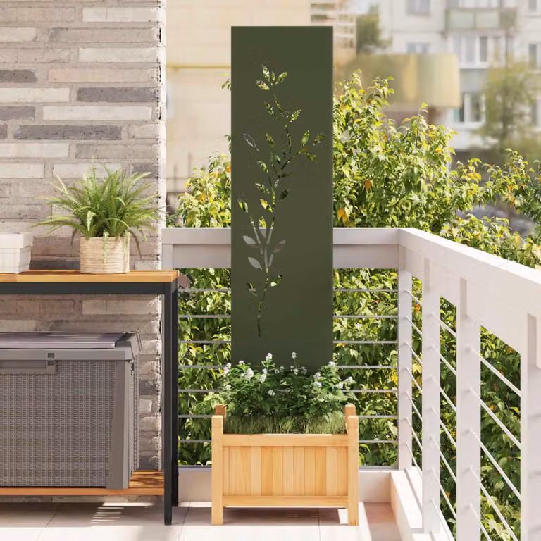 Schermo per privacy in giardino Oliver verde 32 x 140 cm