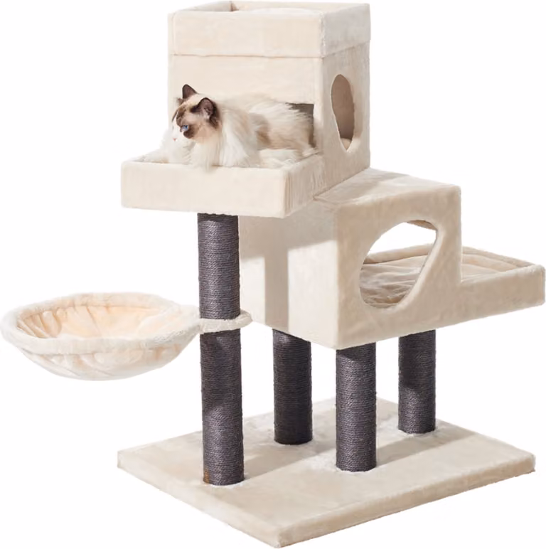 Nobby Kratzbaum "TARSUS" crema; 70 x 60 x 102 cm