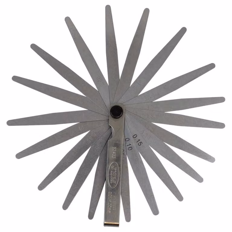 Jbm Set di calibri a quadrante 20 foglie 0,05-1,0 Mm Argento Taglia unica