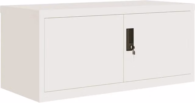 Armadio Classificatore Bianco in Acciaio con Serratura L/P/H: 90 x 40 x 40 cm CFW1157268