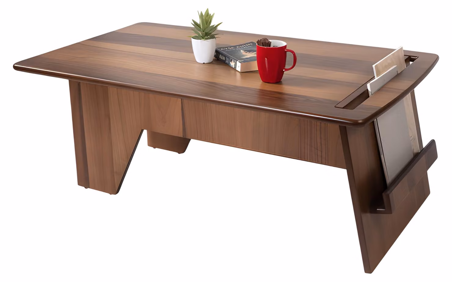 Eleganter Couchtisch mit Ablagefach für jedes Interieur in rechteckiger Form