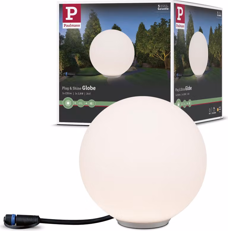Globo luminoso a LED Plug & Shine di Paulmann
