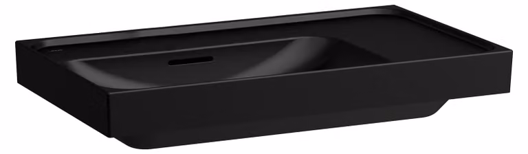 LAUFEN MEDA lavabo, encastrable, 800x460mm, tablette à droite, sans trou pour robinetterie, avec trop-plein, H8171167161091, H8171167161091