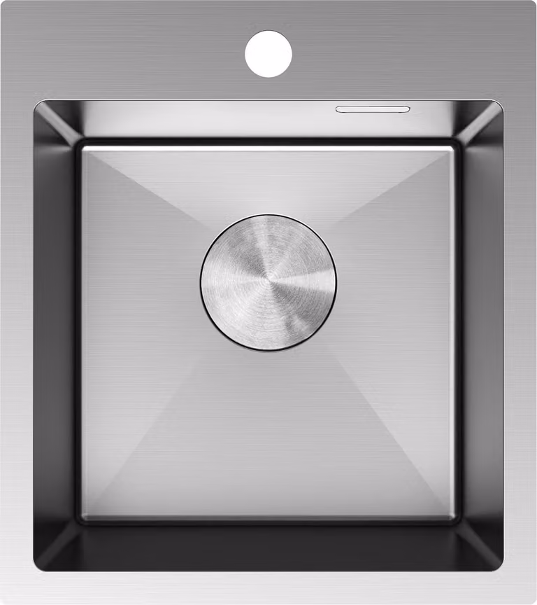 Mexen Solix lavello in acciaio inox a 1 vasca 400 x 450 mm, inox - 6401401000-01