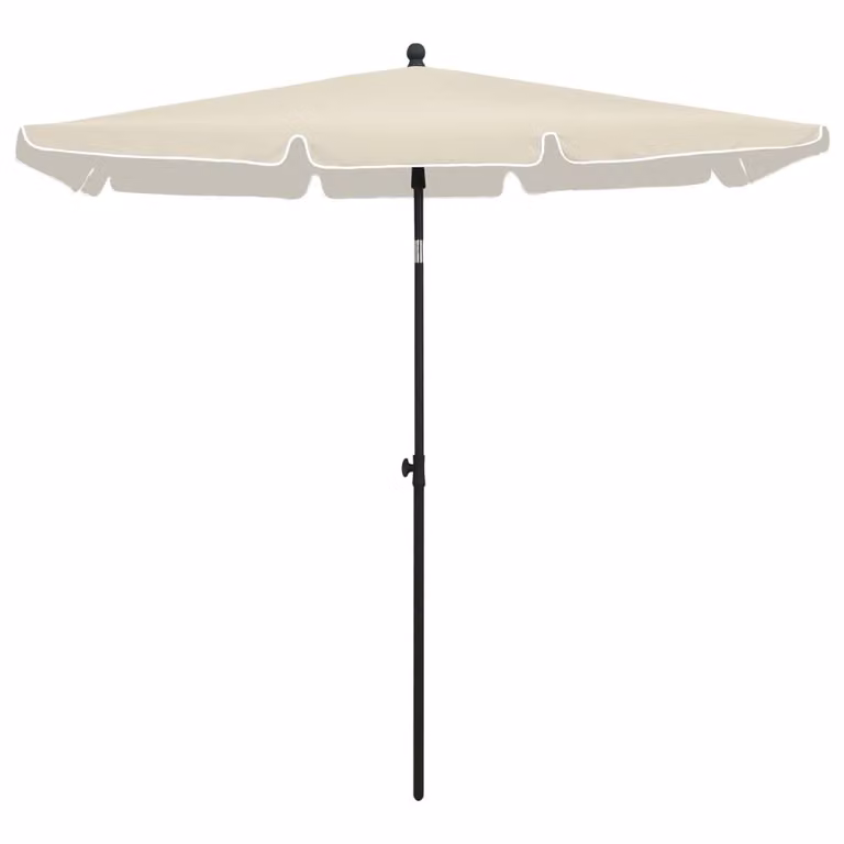 Ombrellone da Giardino con Palo 210x140 cm Sabbia