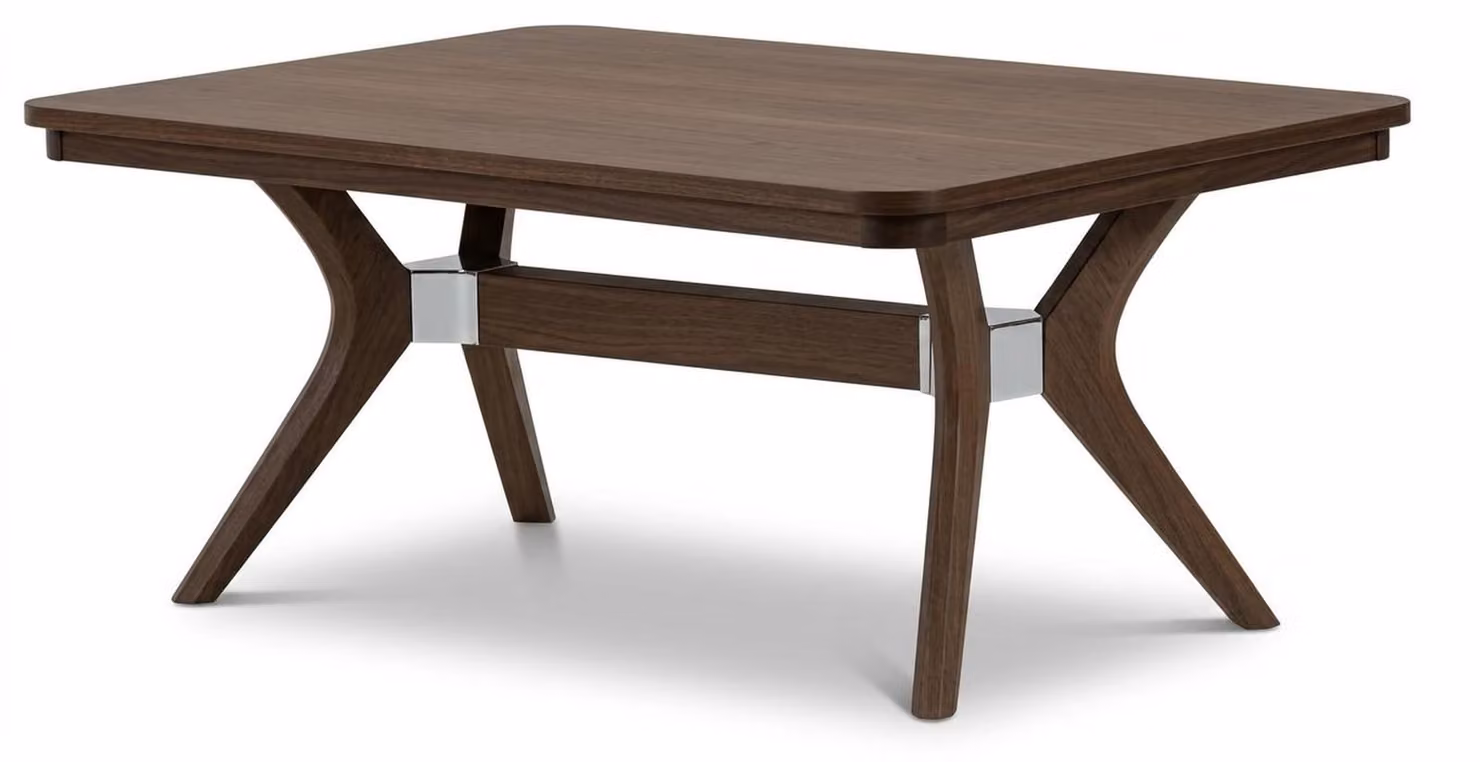 Couchtisch Wandregal modern braun Wohnzimmer praktisch kompakt