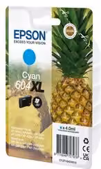 Cartuccia per stampante inkjet Epson Serie Ananas 604 XL Ciano C13T10H24020