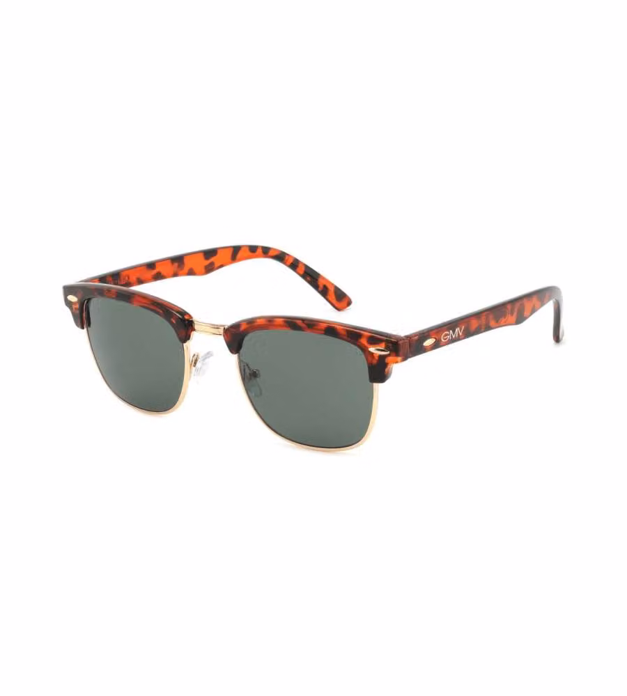 Gian Marco Venturi Occhiali da Sole Unisex Tartaruga-Oro-Verde 130-2