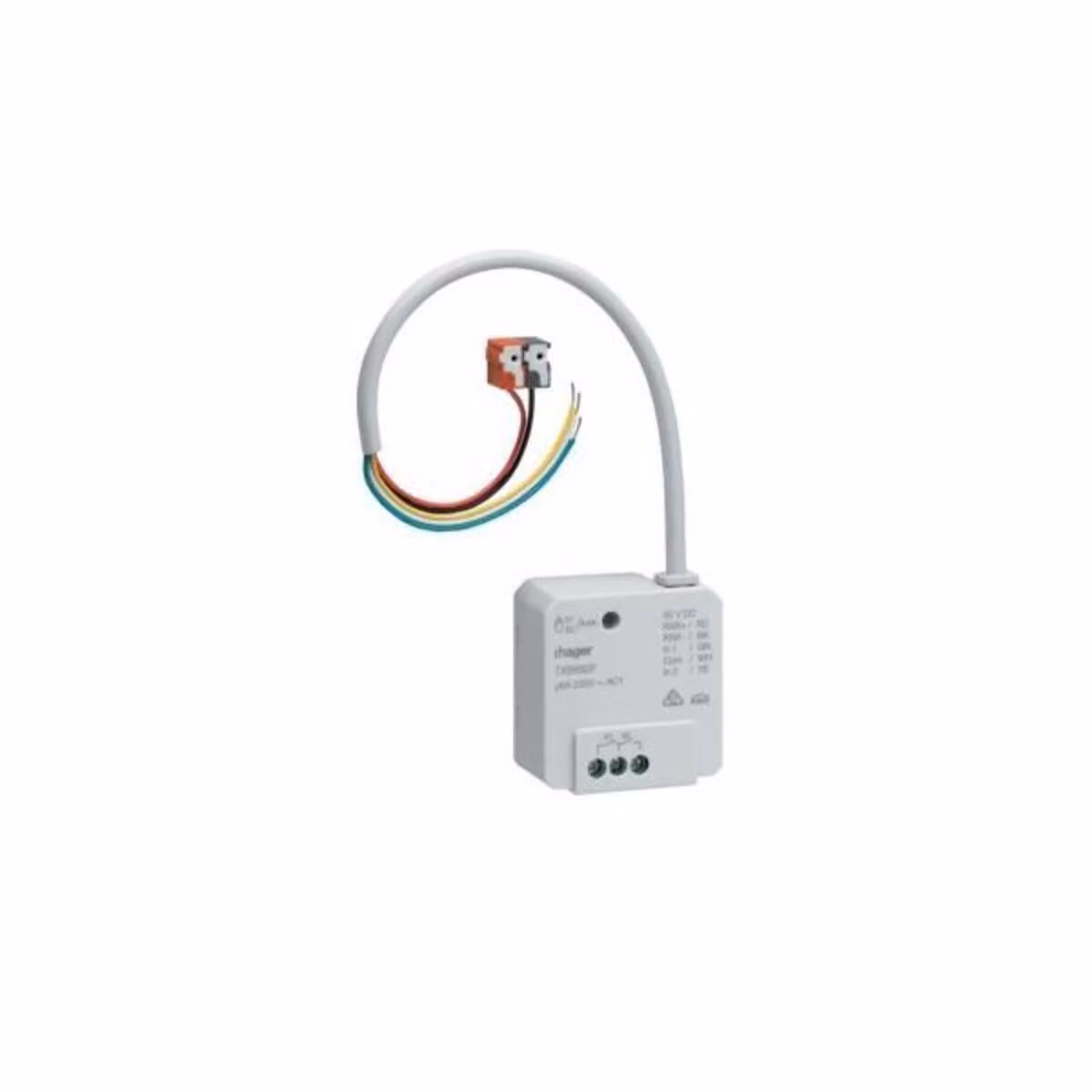 Attuatore di commutazione KNX a 2 pieghe o attuatore per tapparelle a 1 piega, inclusi 2 ingressi binari TXB692F