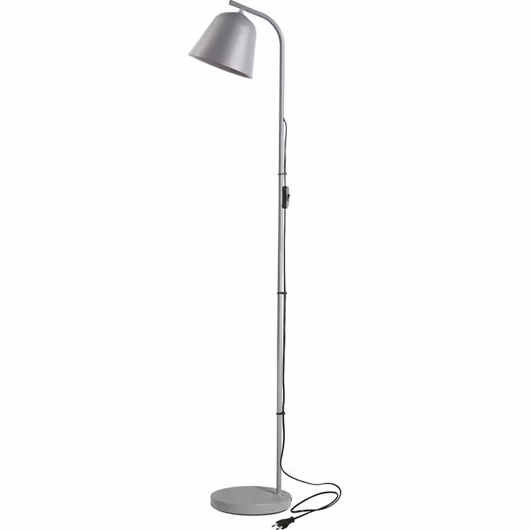 Rabalux 3096 Lampada da terra Malia, E27, grigio, industriale, 135cm