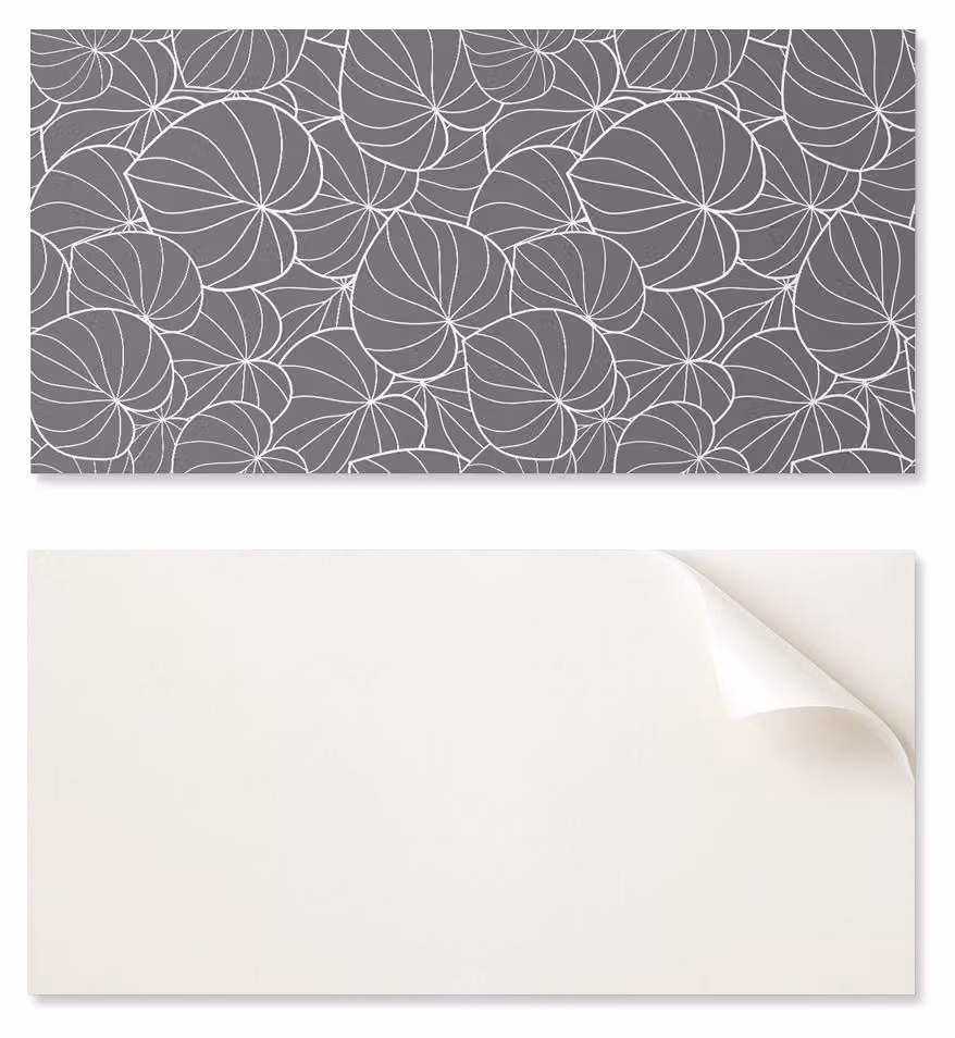 Adesivo decorativo in vinile, con motivo, per la camera da letto, dimensioni 120 x 60 cm, fogli con un delicato disegno