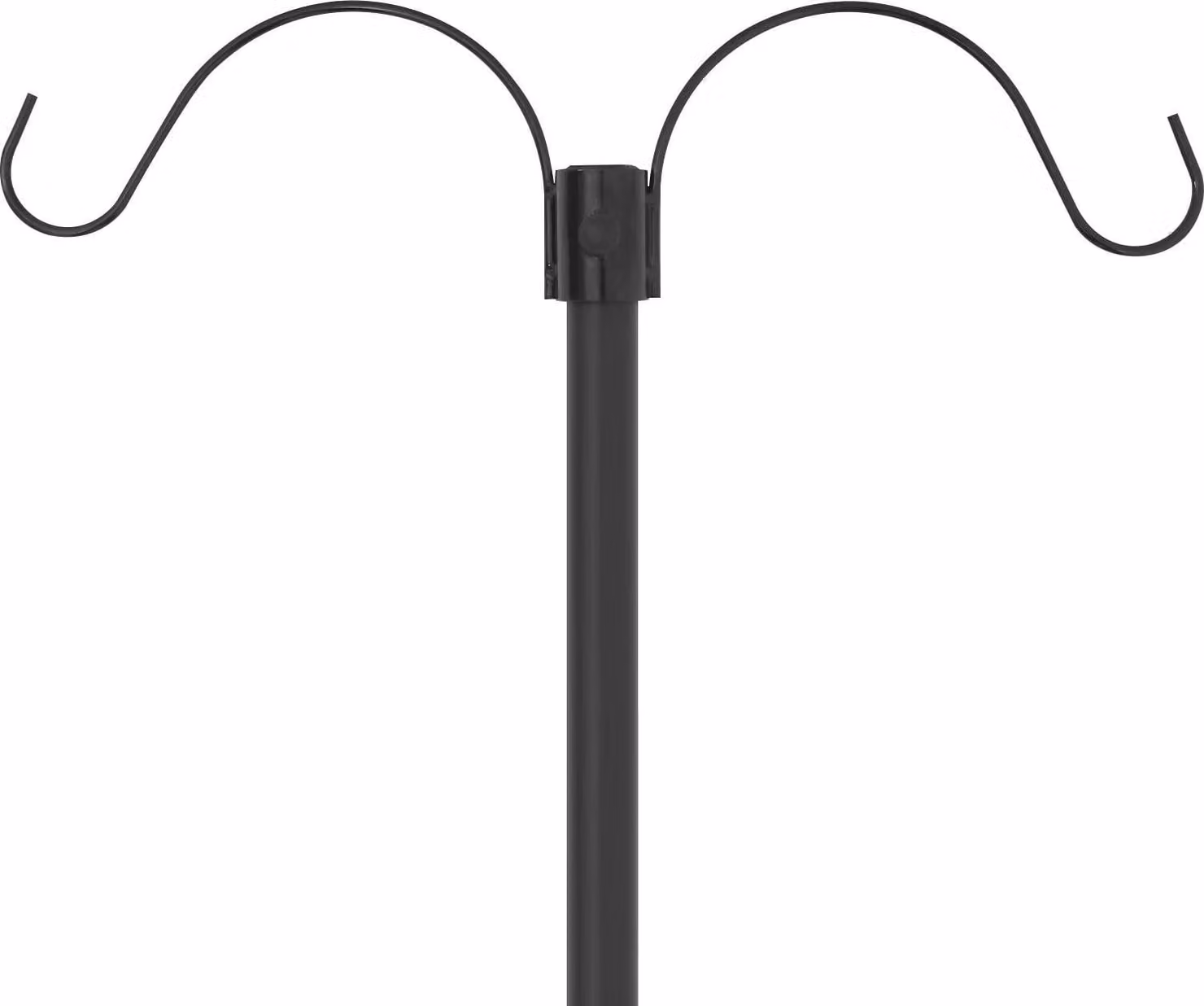 Set di 2 pali per catene luminose - Supporto esterno - 2,4 m - Rivestimento resistente alla ruggine e alla corrosione - Montaggio a terra e su recinzione - Picchetto rimovibile - Grigio chiaro