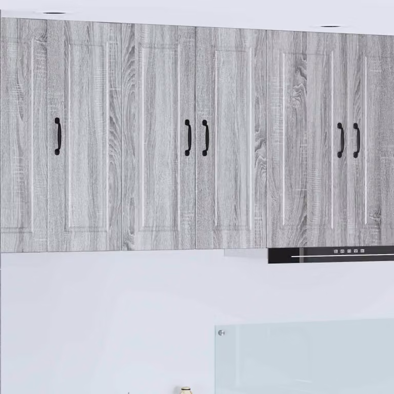 vidaXL Armadietto a muro PORTO Grigio Sonoma L: 60 cm, P: 31 cm, H: 80 cm