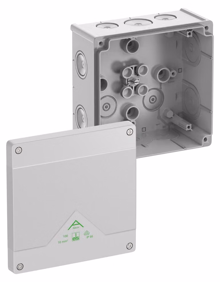 Scatola di derivazione Spelsberg, grado di protezione IP66, sezione massima dei conduttori 10 mm², resistenza agli urti IK07, 1 pz.
