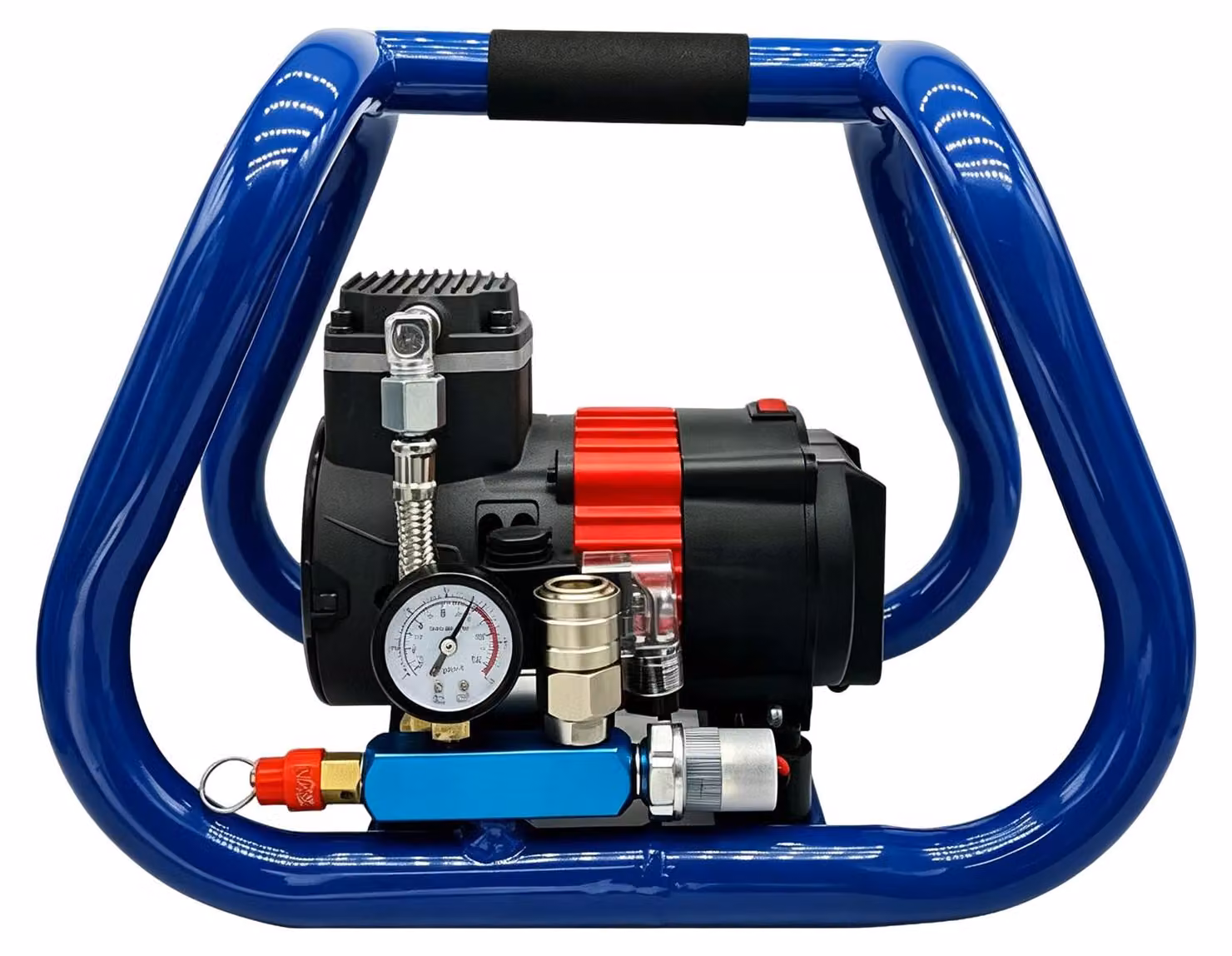 Compressore d'aria portatile a batteria, 8 bar, 3 litri, silenzioso e a bassa manutenzione