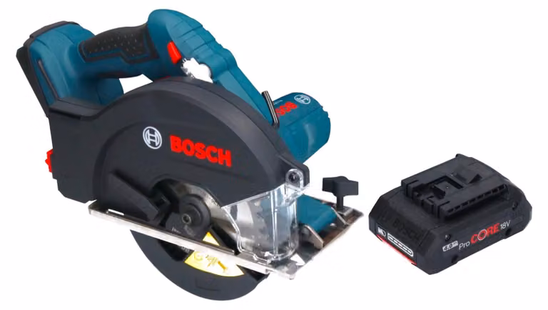 Bosch GKM 18V-50 Sega circolare professionale a batteria per metalli 18 V 136 mm brushless + 1x batteria ricaricabile ProCORE 4,0 Ah - senza caricabatterie