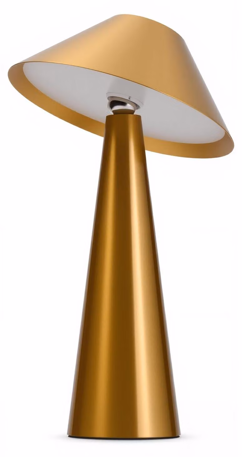 Lampada da tavolo a LED, ricaricabile, dimmerabile, con controllo touch, grado di protezione IP54, batteria da 4000mAh, 3 colori