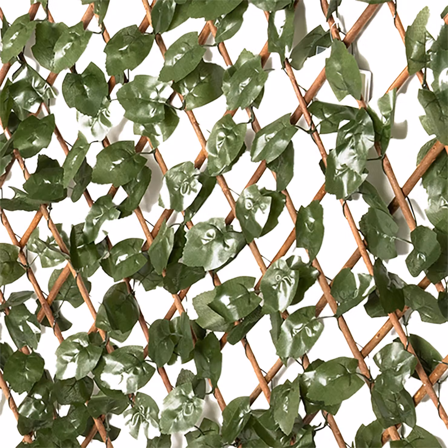 Siepe Artificiale Estensibile con Foglie di Acero Vestiamo Casa Giardino, Verde, H 90 cm x L 180 cm – 3