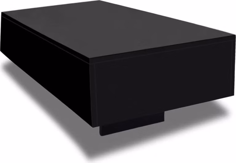 Tavolino da Salotto Nero Lucido