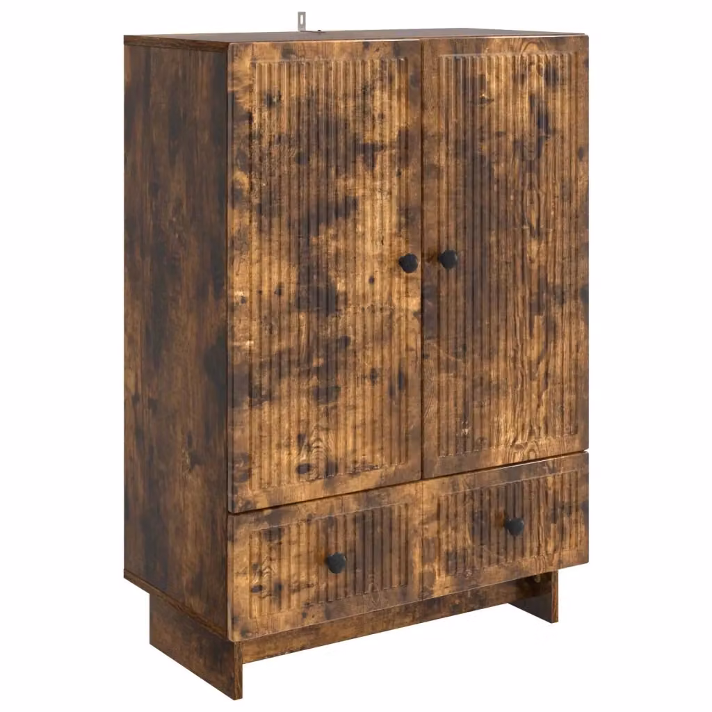 Credenza Buffet in Rovere Affumicato con finitura opaca L/P/H: 66 x 34,5 x 95 cm – 2