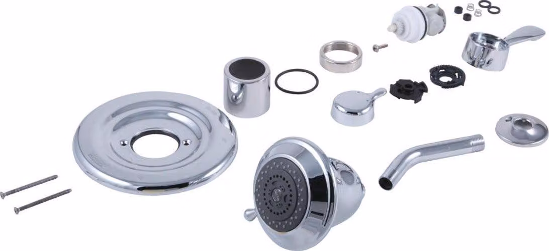 Kit di ricambio per rubinetto, serie 1500-1700, cromo, 1 pezzo.