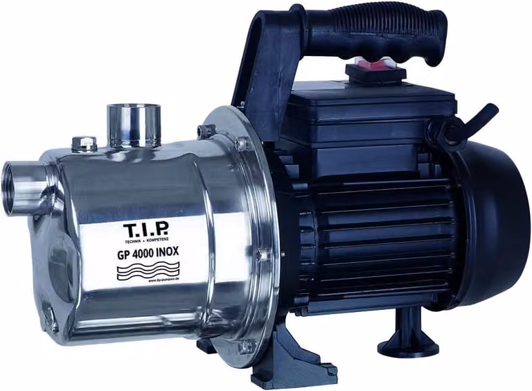Pompa per irrigazione – Pompa per l'acqua – Acciaio inossidabile – Motore da 800W – Portata massima di 4000 litri/ora