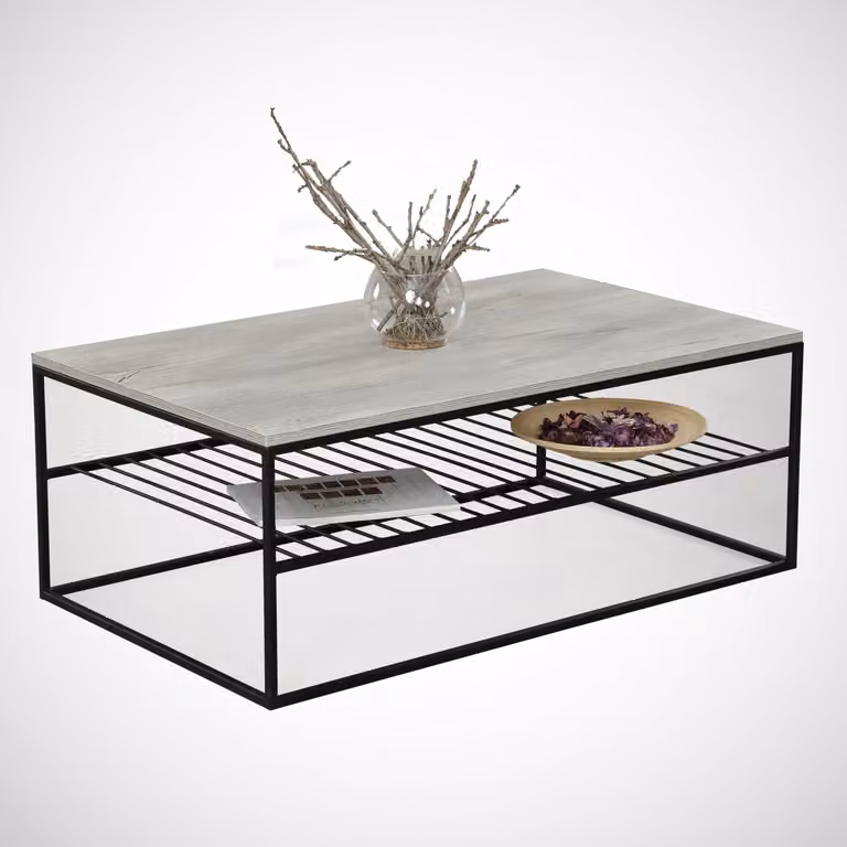 Skye Decor, Etna - Sea Oak, tavolino, quercia marina, 100% pannelli truciolari rivestiti in melamina, 95 x 55 x 43 cm