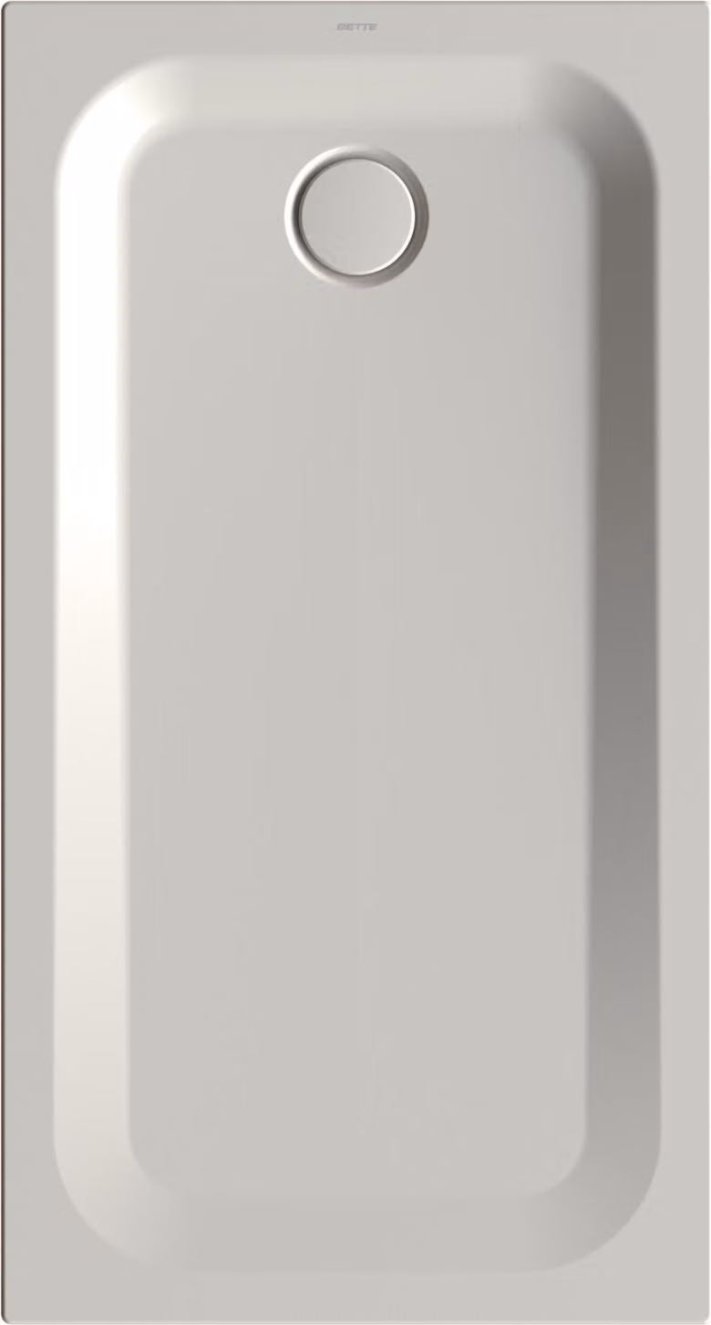 Receveur de douche rectangulaire BetteUltra avec support de baignoire minimum, 1300x700x35mm, 5784-423T1, 5784-423T1