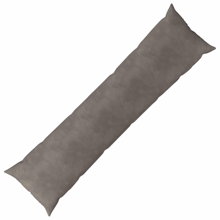 vidaXL Cuscino HEERLEN in Velluto Grigio con Rivestimento Lavabile L 145 x P 40 cm