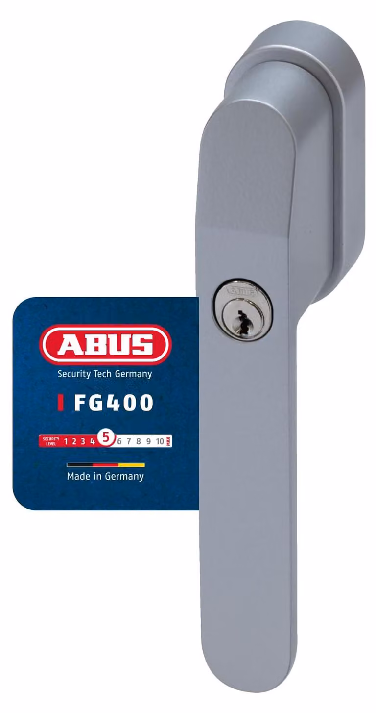 ABUS FG400 maniglia per finestra con serratura, argento AL0145