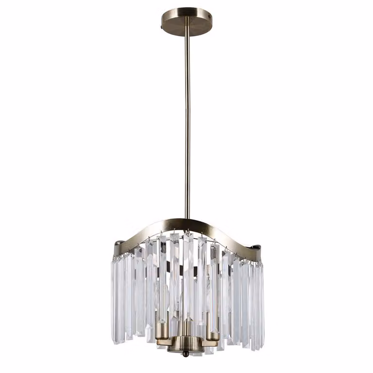 Italux Sabriga lampadario con cristalli bronzo PND-44544-3