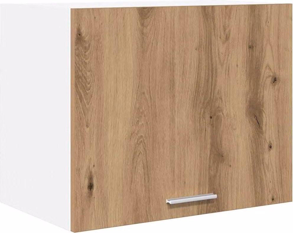 Pensile con anta in rovere Artisan e bianco 50 x 31 x 40 cm