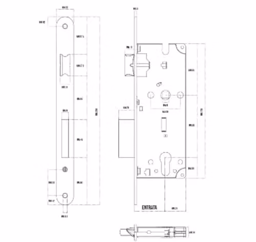 Serratura Patent Yale Mm.60