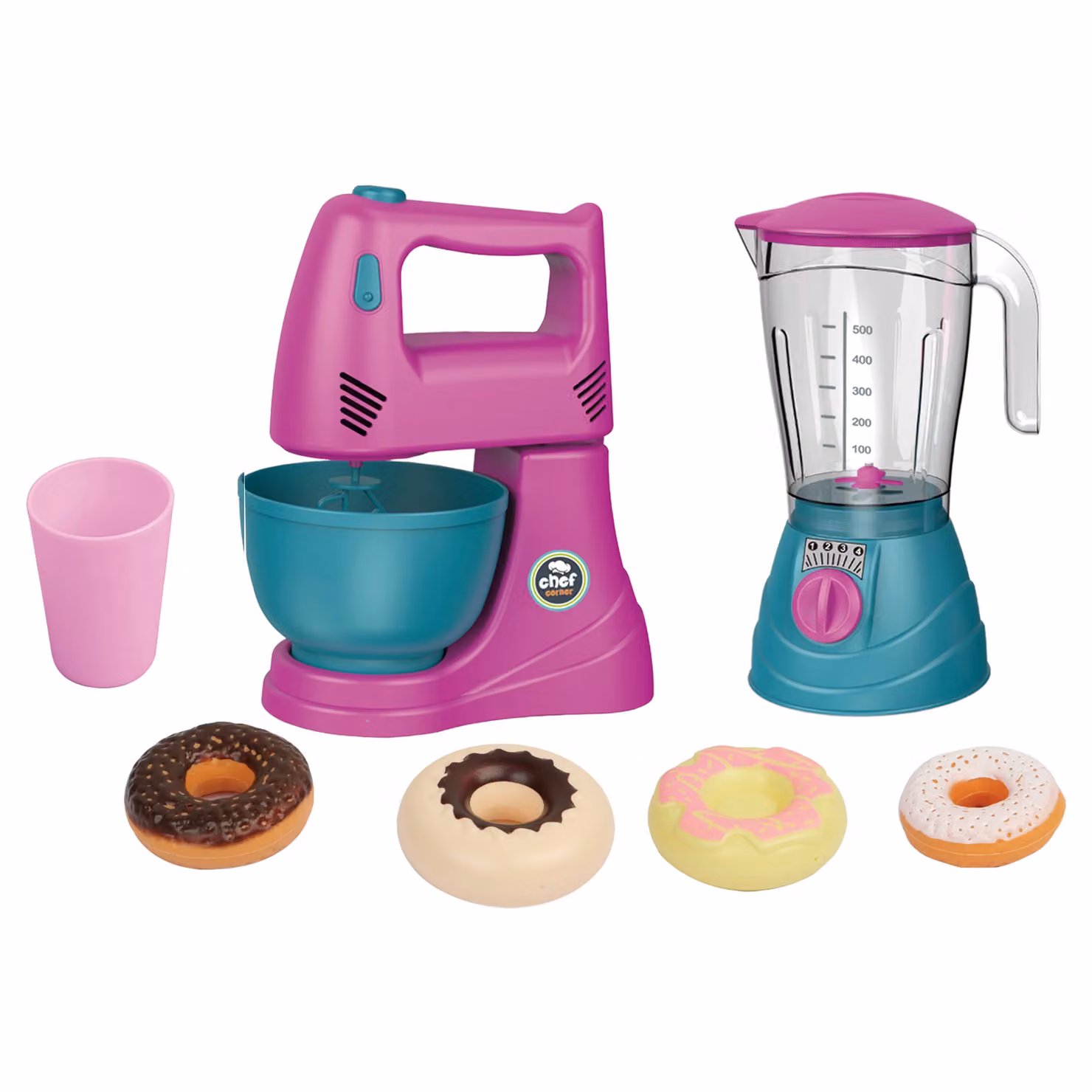 TU GIOCHI Chef Mania Impastatrice Giocattolo Multicolore con Accessori in Plastica e Pasta Modellabile