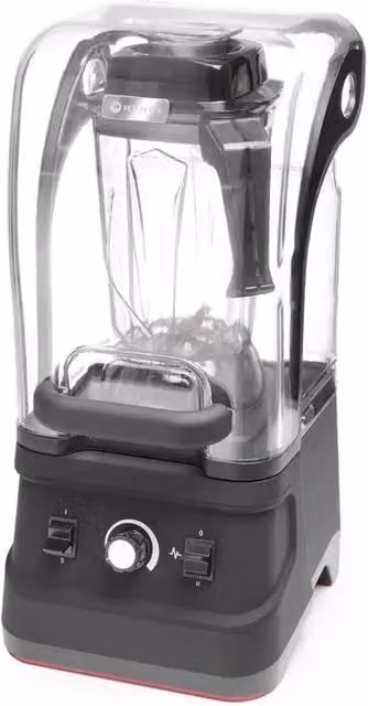 Blender per bar con coperchio antirumore, HENDI, 2,5L, Nero