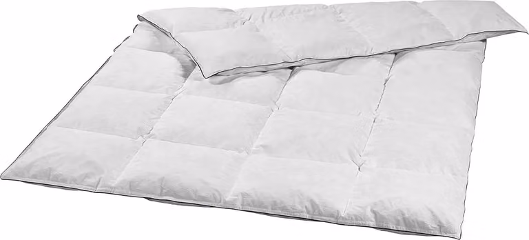 Piumino leggero, 135 x 200 cm, composto per il 20% da piumino e per l'80% da piume, trapuntato, sleepling