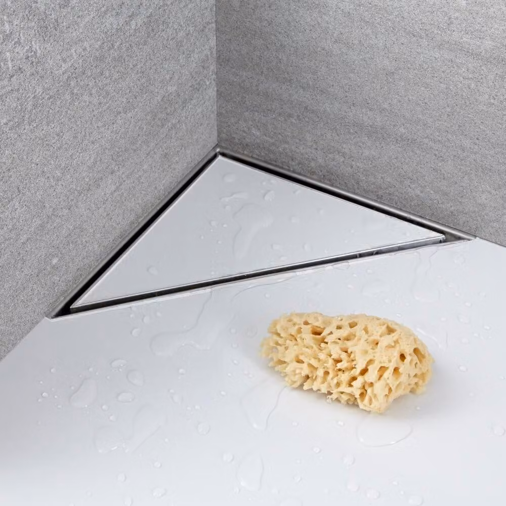 Canaletta Doccia Quadrata 250mm - Griglia- inserto piastrellabile - Scarico Moderno