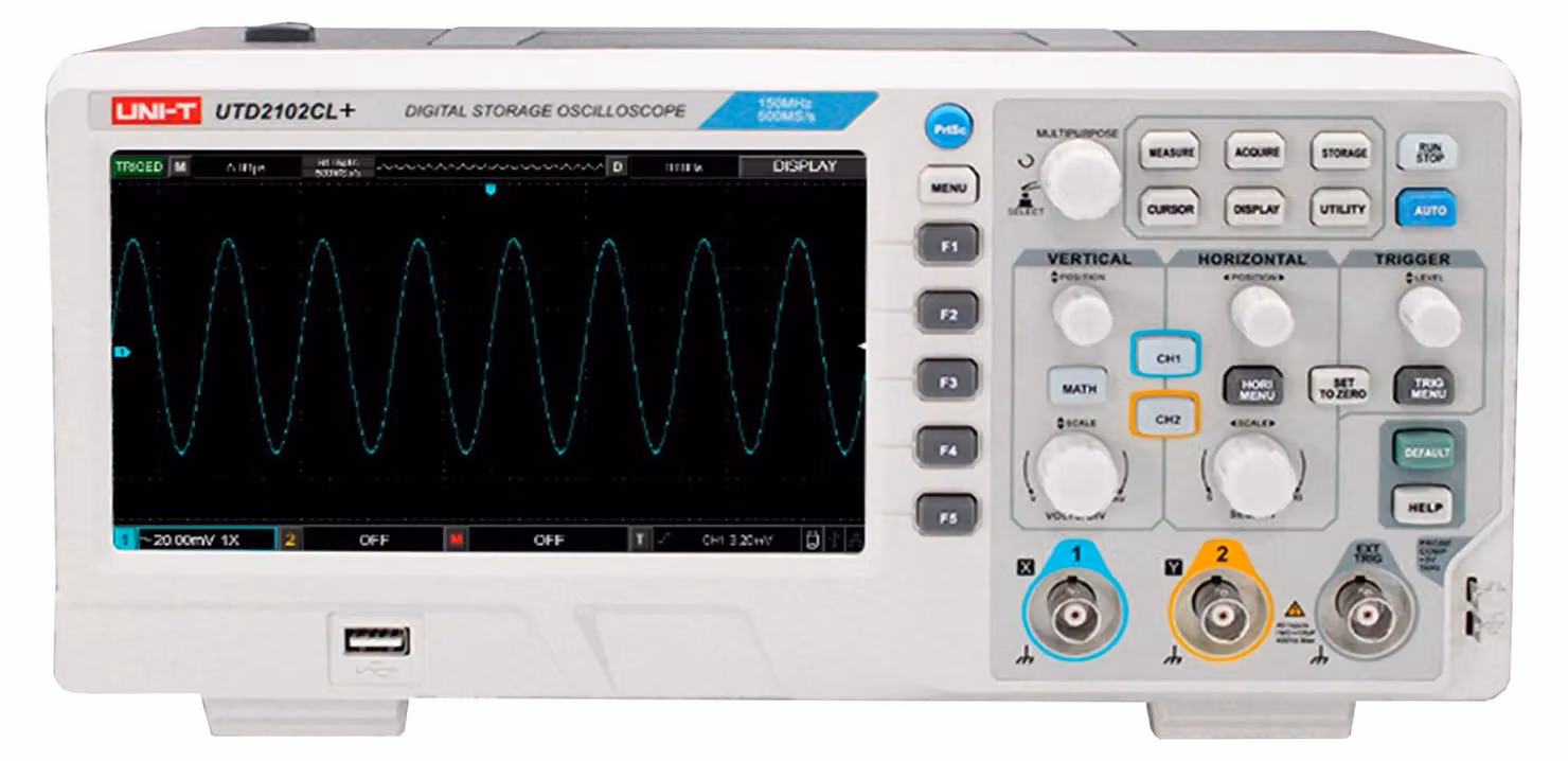 Oscilloscopio Uni-T UTD2102CL+