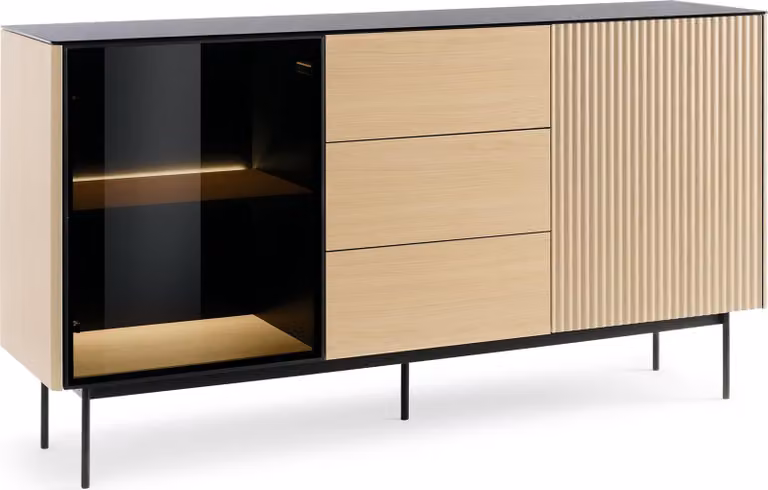 Comò, rovere Vicenza, 157 x 84 x 39 cm