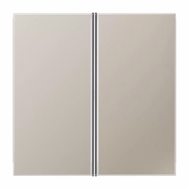 Jung ES2402TSA Set di pulsanti doppio, interamente in acciaio inossidabile