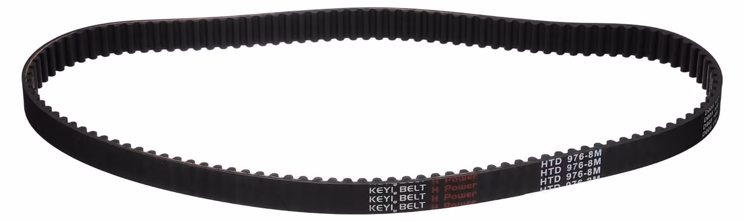 Cinghia di distribuzione, 976 mm x 20 mm x 6 mm, 122 denti, gomma nera