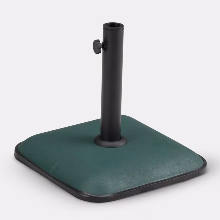 Portaombrelli base ombrellone cemento metallo 11 kg peso piastra giardino spiaggia