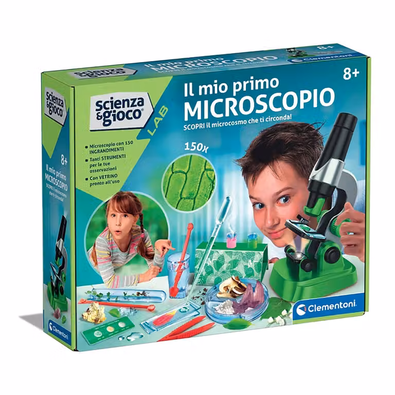 Clementoni Il mio primo Microscopio Scienza e Gioco multicolore
