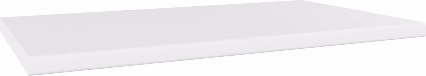 Piano di lavoro da cucina largo 105 cm, spessore 38 mm, bianco opaco Cucina Aria