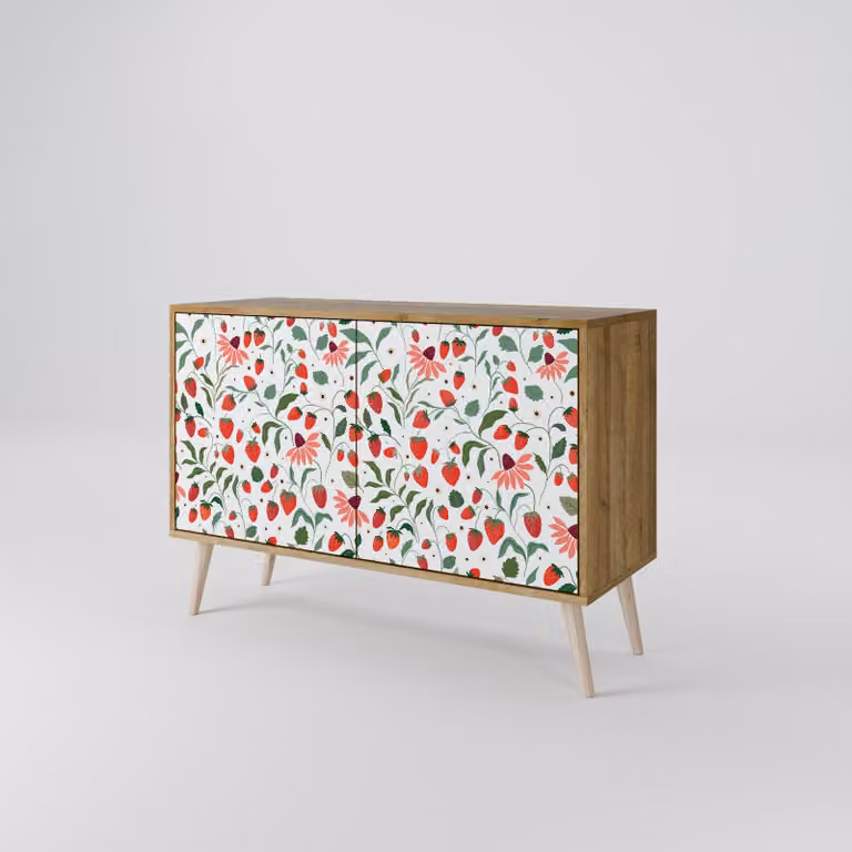 Cassettiera Spacerebels a 2 ante - credenza cassettiera - credenza alta - mobile guardaroba - soggiorno camera da letto - 57,5×111×42 (HxLxP)