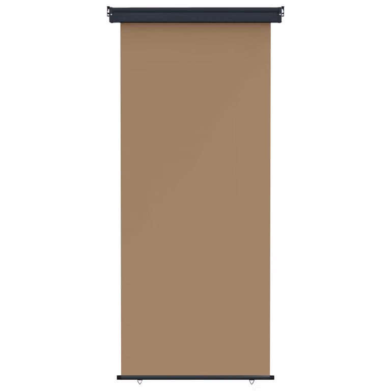 Tenda laterale per balcone vidaXL in poliestere con struttura in acciaio, L: 80 cm, H: 250 cm