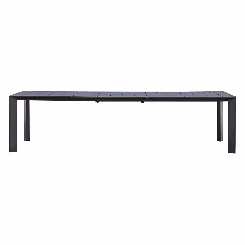 Tavolo da giardino Nettuno Moia allungabile in alluminio antracite L: 200-300 cm x P: 100 cm – 2